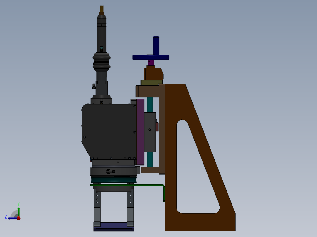 激光焊机头sw18可编辑右视图