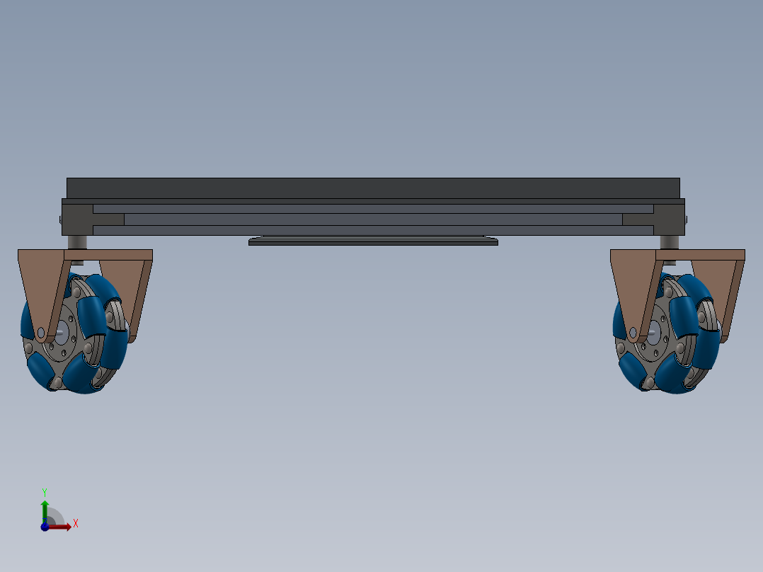智能小车底盘前视图