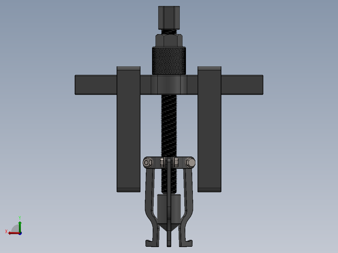 A0002460-三爪内轴承拉马组件拉玛后视图