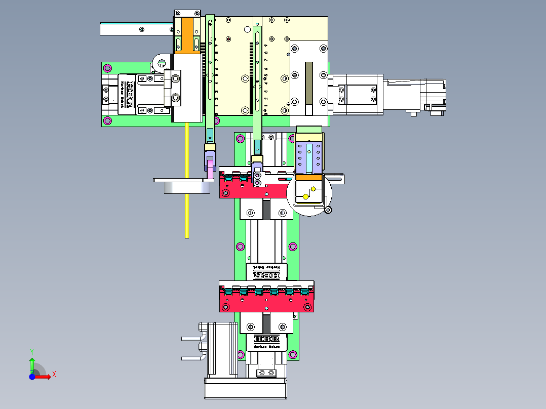 WX-270 精密线材自动裁断剥皮机前视图