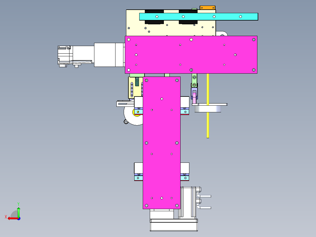 WX-270 精密线材自动裁断剥皮机后视图
