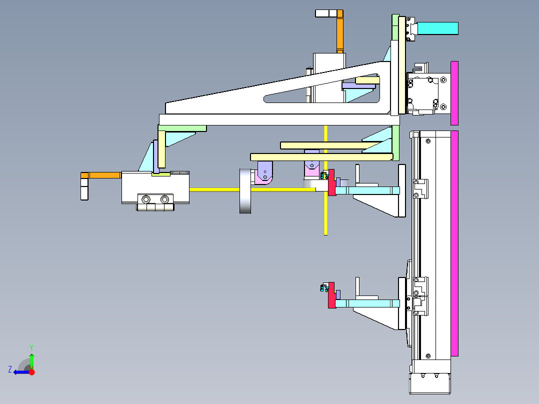WX-270 精密线材自动裁断剥皮机右视图