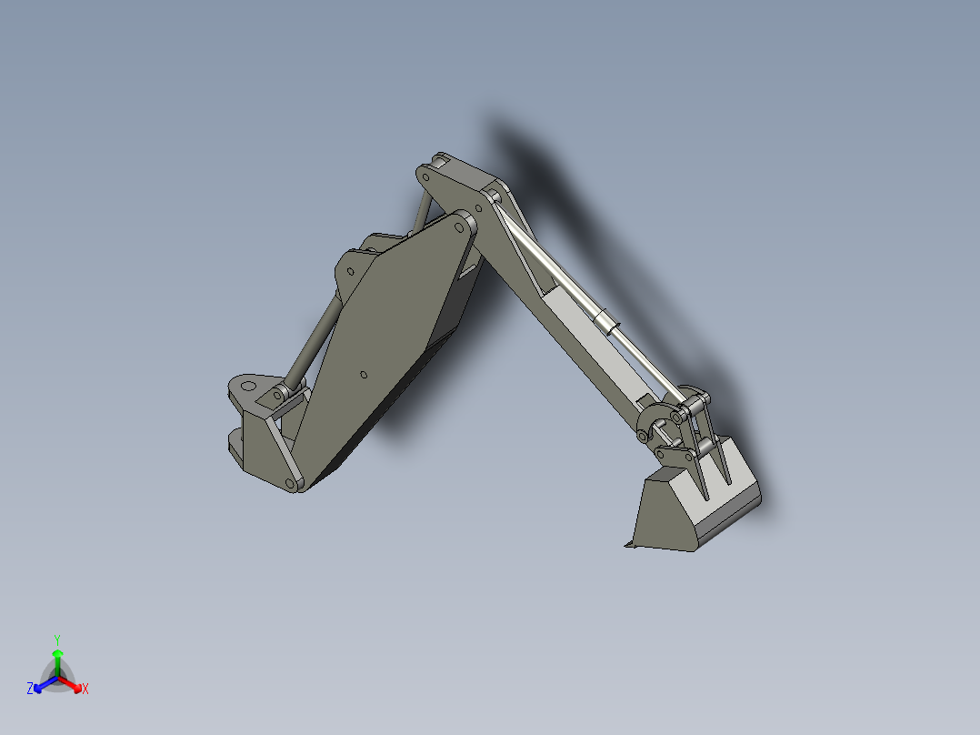 B3004186-挖掘机挖掘臂