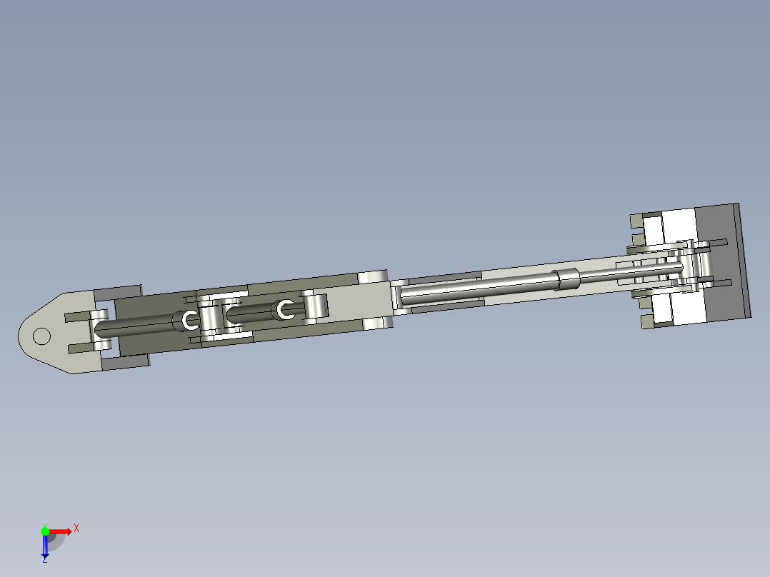 B3004186-挖掘机挖掘臂俯视图