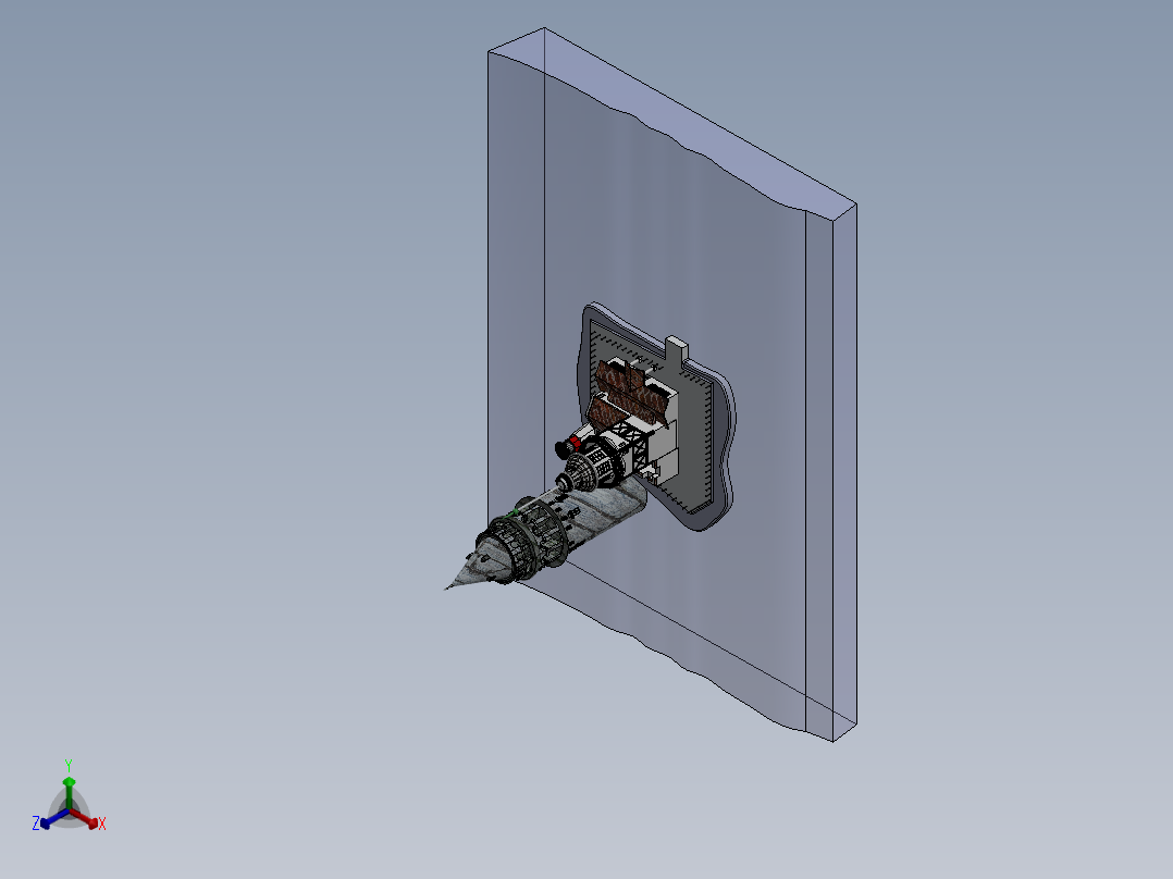 房子、建筑(154)正等轴测图