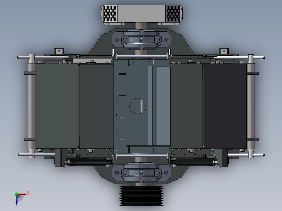 破碎机、二次破碎机俯视图