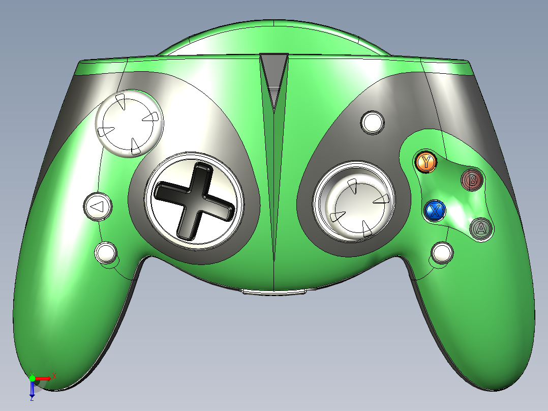 B3004579-Xbox 风格控制器俯视图