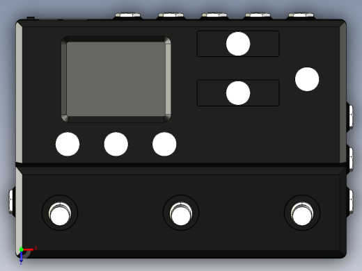 Line6 Helix HX Stomp 多效果器俯视缩略图