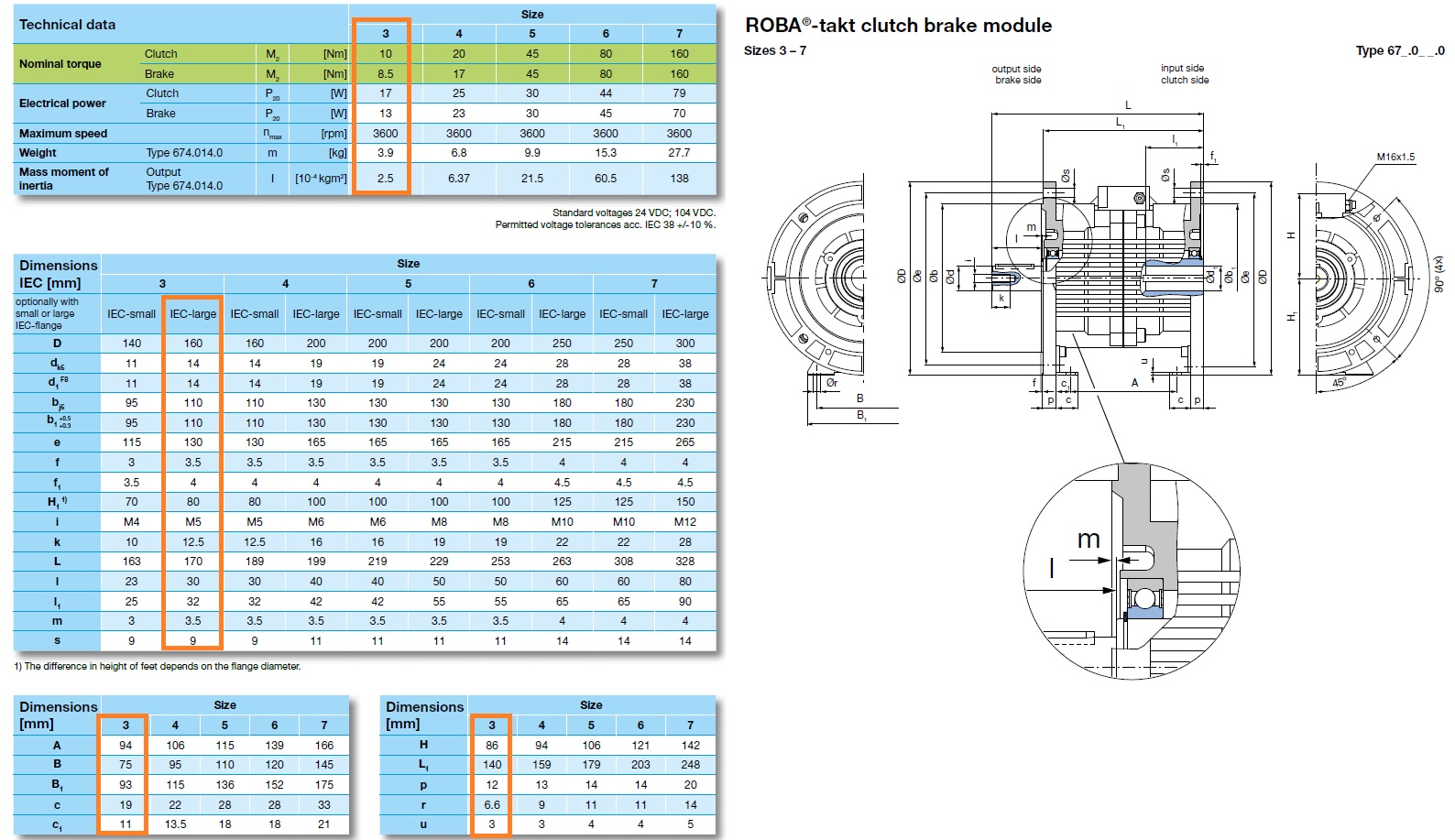 离合器制动器 - MAYR - ROBA TACT
