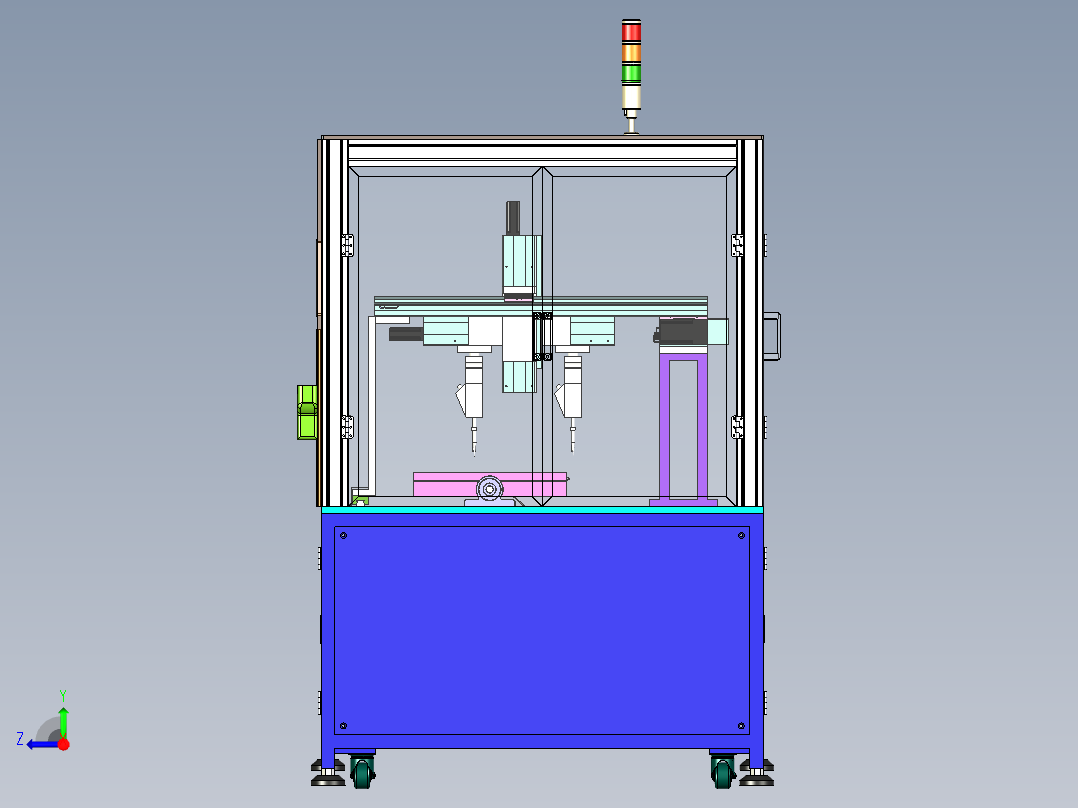 自动焊锡机右视图