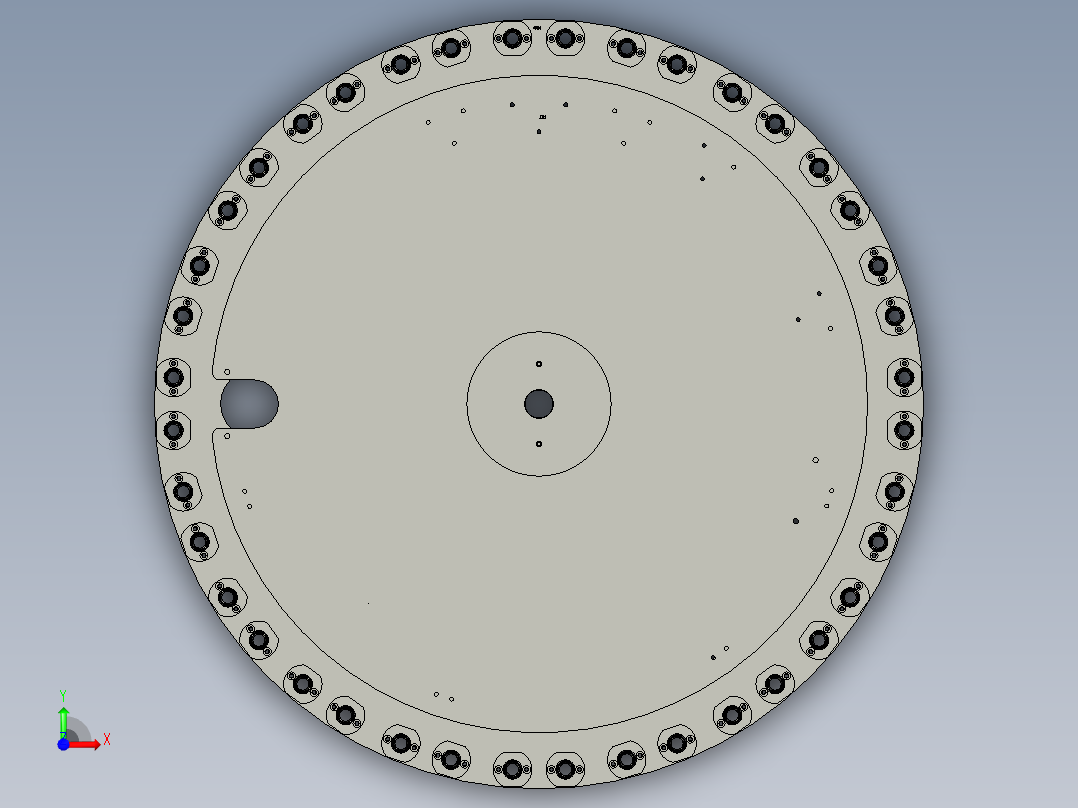 2HG004开关泵分度机构前视图