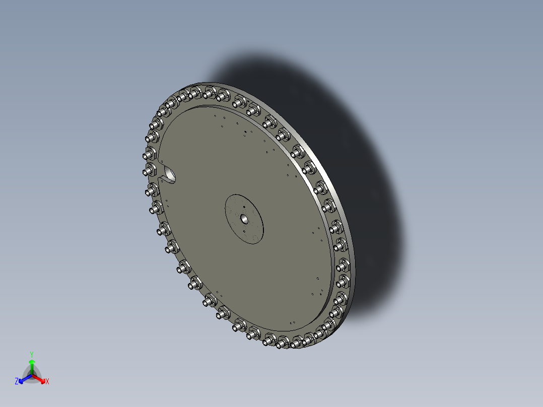 2HG004开关泵分度机构正等轴测图