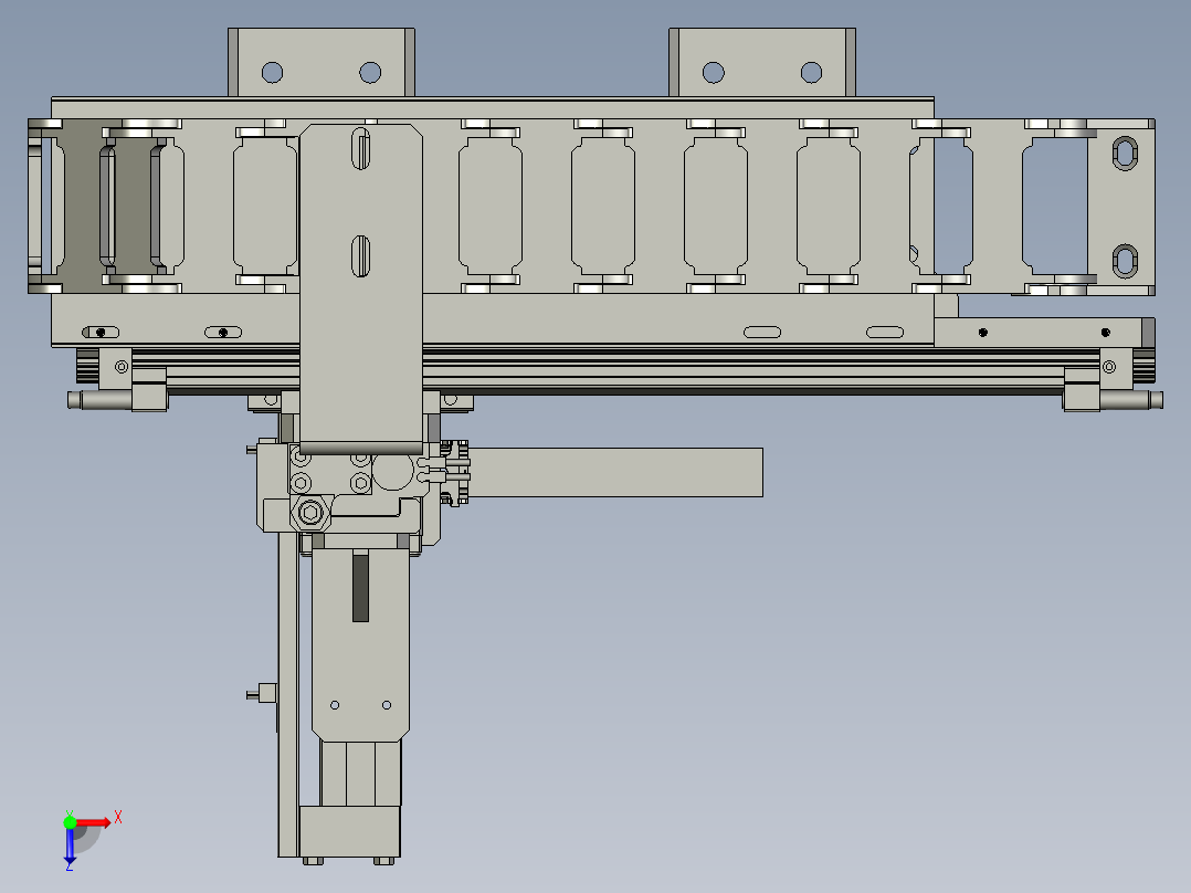SYSB-NX1806-07下料机械手俯视图
