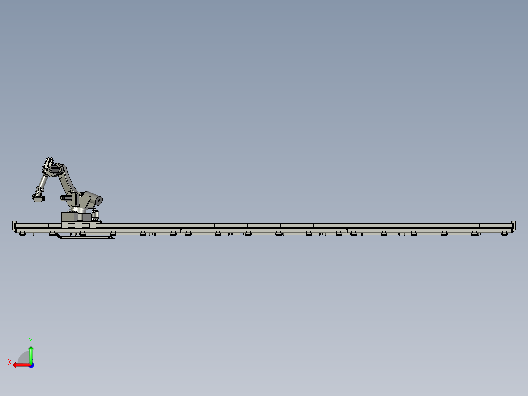 M0017-165-15-AM15米地轨后视图