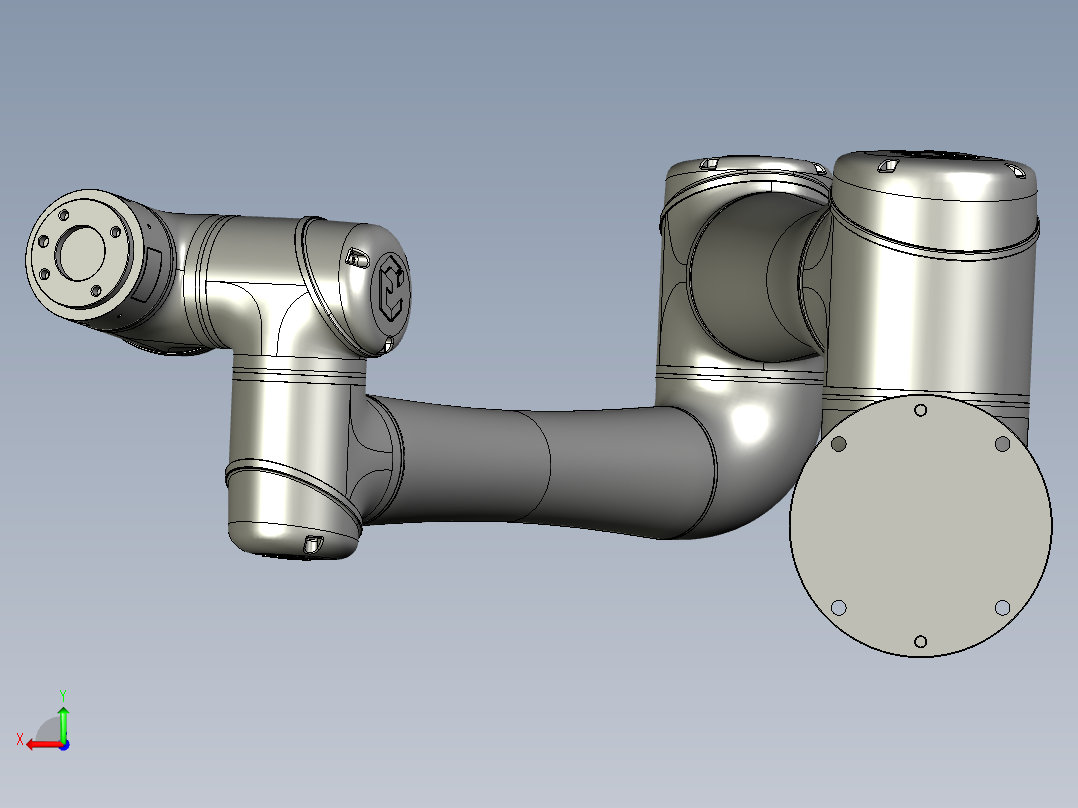 艾利特机器人EC66后视图