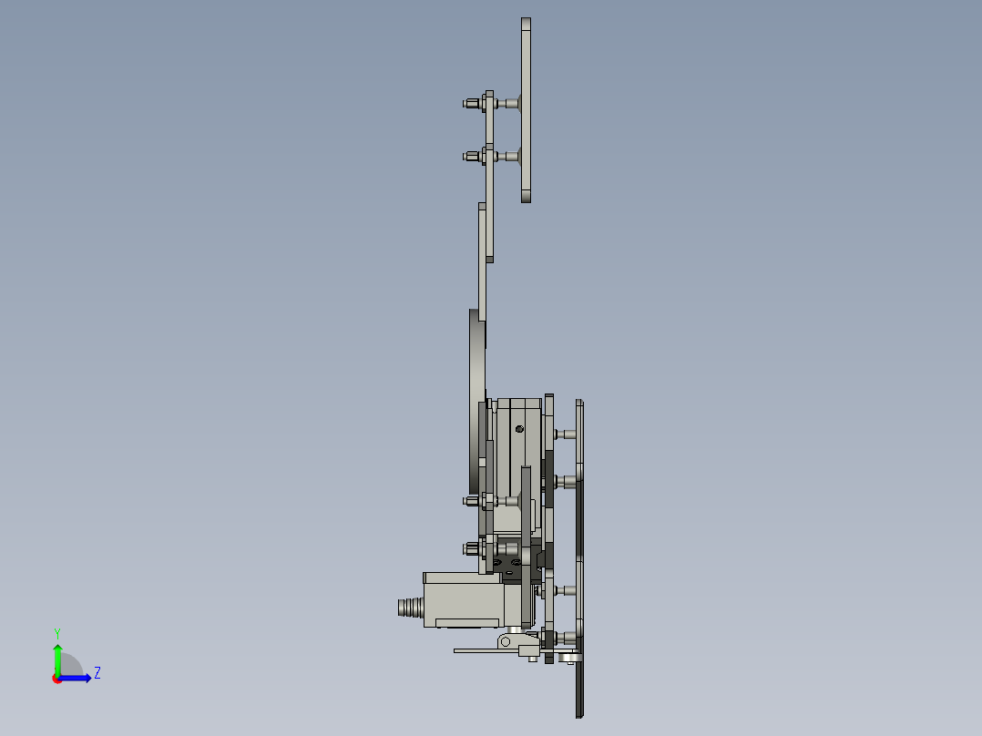 吸盘夹具装配_3左视图