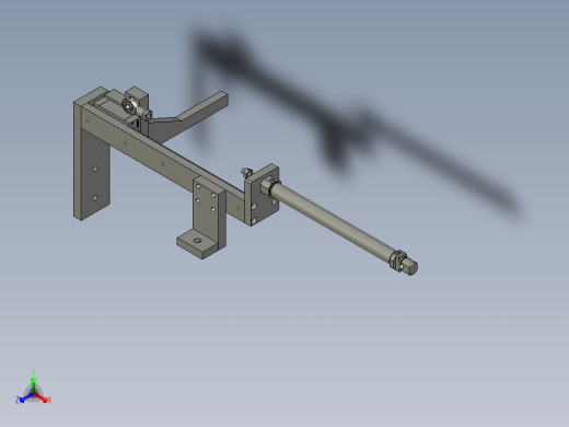 横移拨盘机构装配体