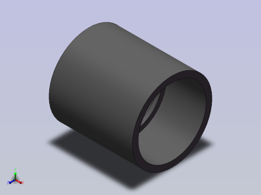 COUPLING__DN65_PN10_UPVC正等轴测缩略图