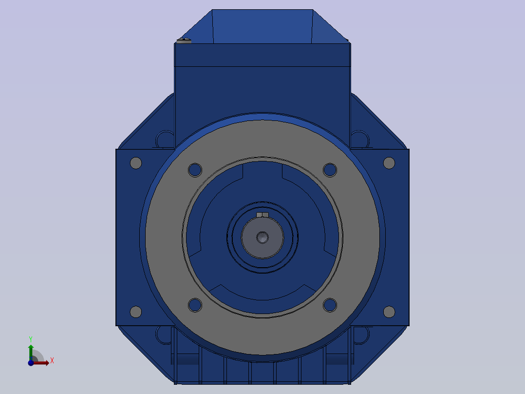 电动机Y112M—4前视图