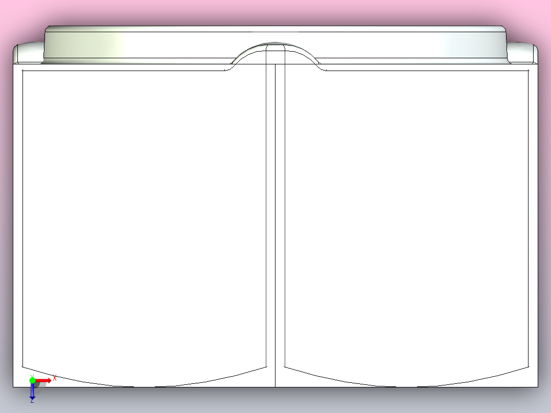 公制凸焊螺母俯视图