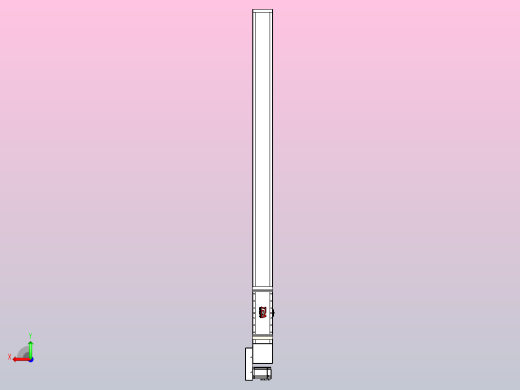 伺服电机集成皮带传动直线执行器TPA-OCB-140-256-L1750-ML-P75-N3后视缩略图