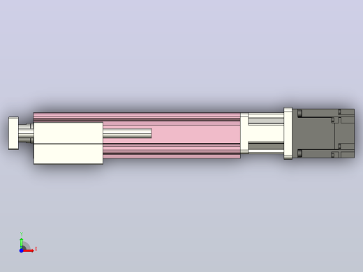 MTC32-150-P#-D-M200W-R MTC32电缸 200W伺服电机直连 带导杆支架前视缩略图