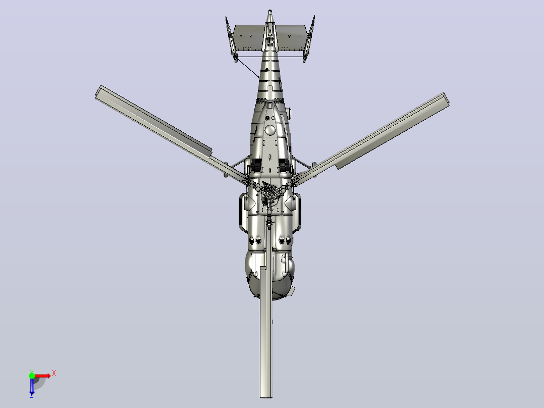 Ka-27直升机俯视图