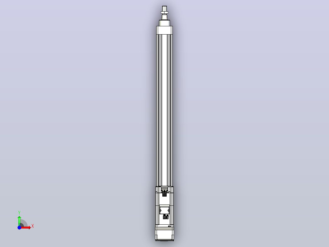 轻载电动缸TPA-ESR40-1210C-L500-MR-W-P40-C3前视图