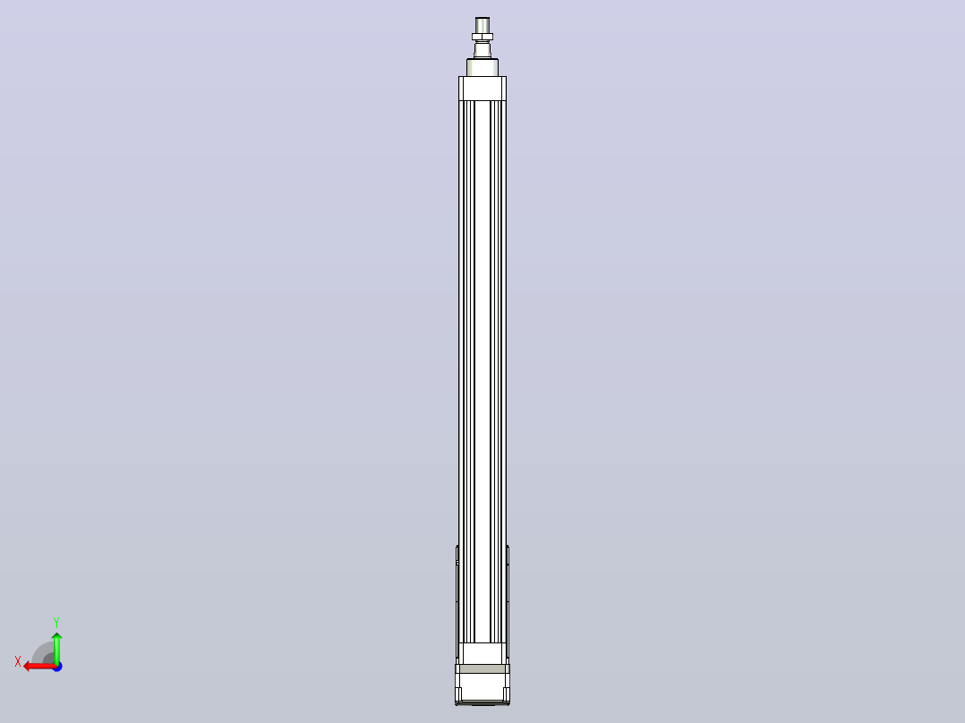 轻载电动缸TPA-ESR40-1210C-L500-MR-W-P40-C3后视图