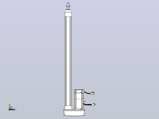 轻载电动缸TPA-ESR40-1210C-L500-MR-W-P40-C3左视缩略图