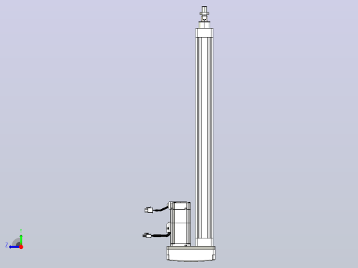 轻载电动缸TPA-ESR40-1210C-L500-MR-W-P40-C3右视缩略图