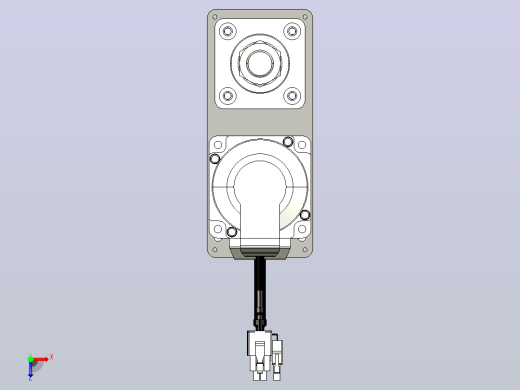 轻载电动缸TPA-ESR40-1210C-L500-MR-W-P40-C3俯视缩略图