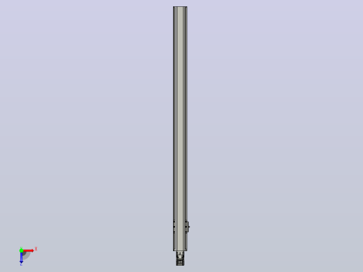 日规模组半封闭丝杆TPA-HNR-65S-1610C-L1000-M-C-P10-N3俯视缩略图