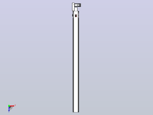 皮带直线轴半封闭可选导轨TPA-HNB-110D-90-L1650-MR-C-P40-N3俯视缩略图