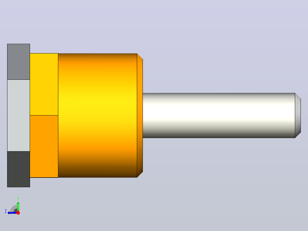 汽缸头联轴器M4右视图