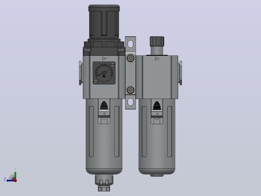 GFC300-10-F1气源三联件右视缩略图