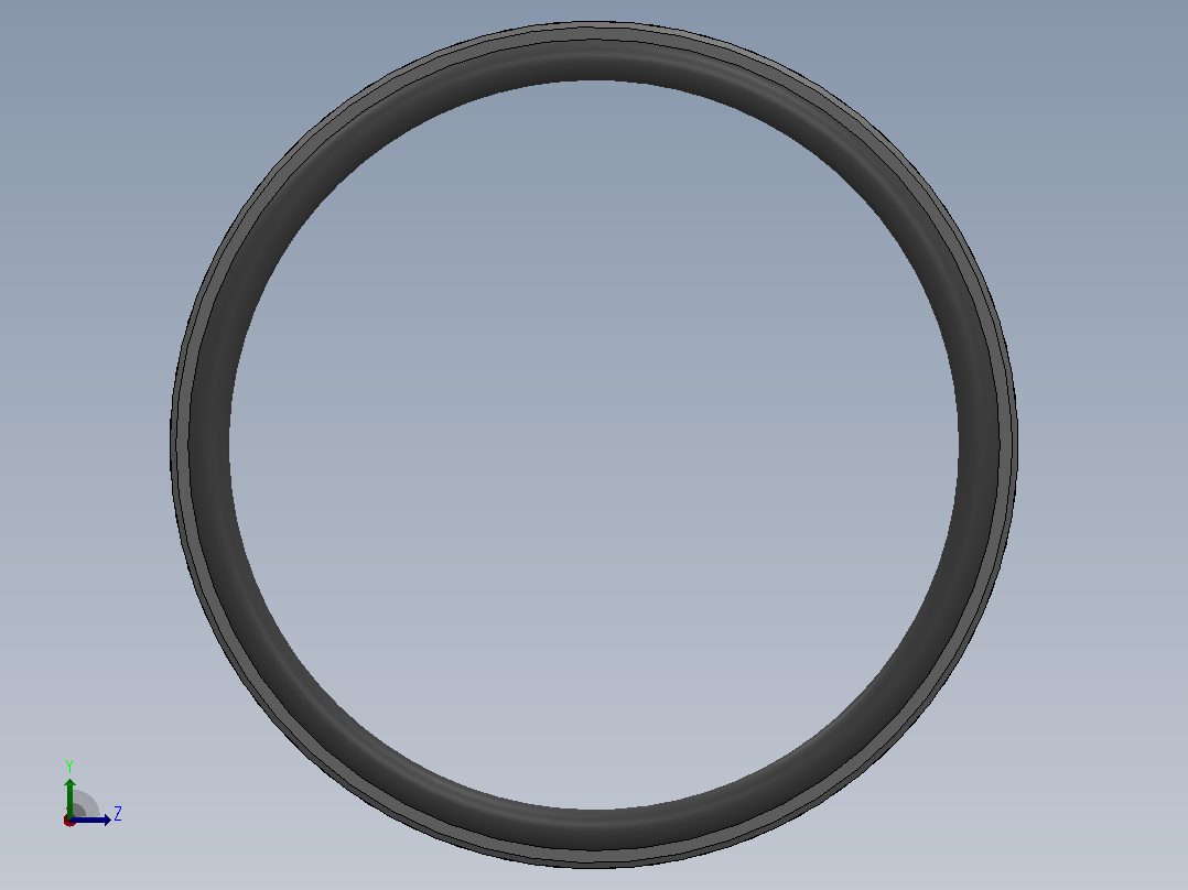 PTFE OE 型活塞组合密封(双作用)[OE110005200211D]左视图