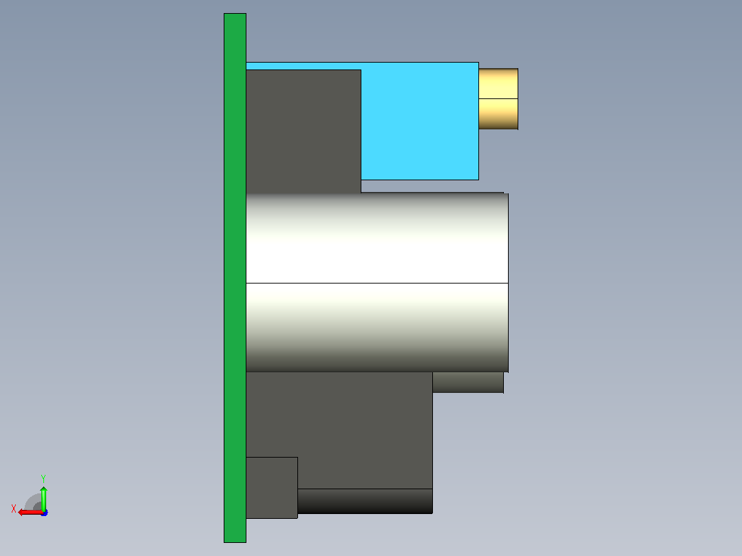 LM2596 HW-411 降压转换器后视图