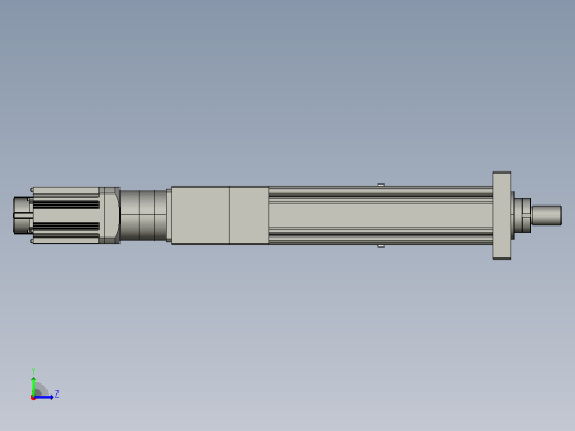 MTA125-350-P10-FF-D-K_-P2000W&amp;3000W-S3重载型电动缸左视缩略图