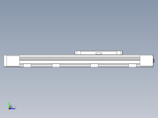 DMEB65L-LTCR欧规同步带模组直线模组（电机左折）[DMEB65L-L15S350-DT400-C2U-LTCR]左视缩略图