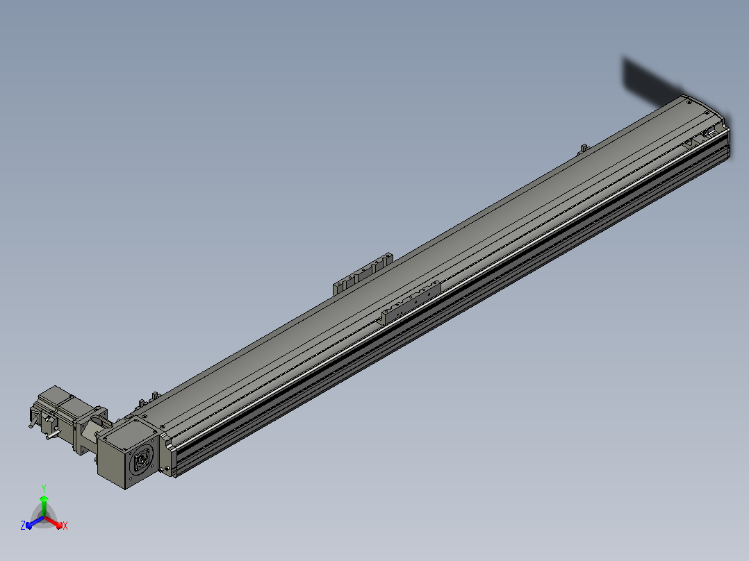MT120BT半封闭皮带滑台[MT120BT.L100.1000.RT.P40.C3]主视图
