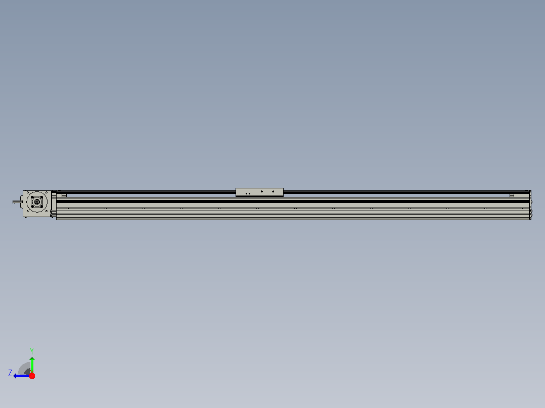 MT120BT半封闭皮带滑台[MT120BT.L100.1000.RT.P40.C3]右视图