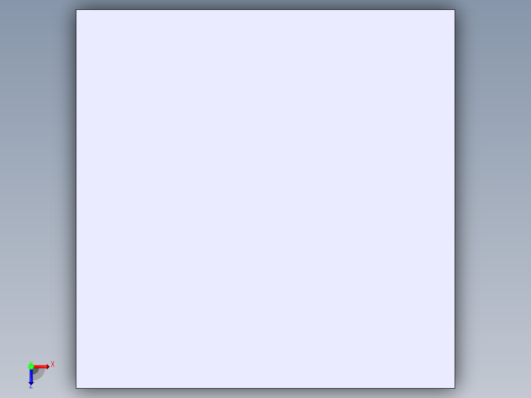 玻璃电路板吸附夹具俯视图