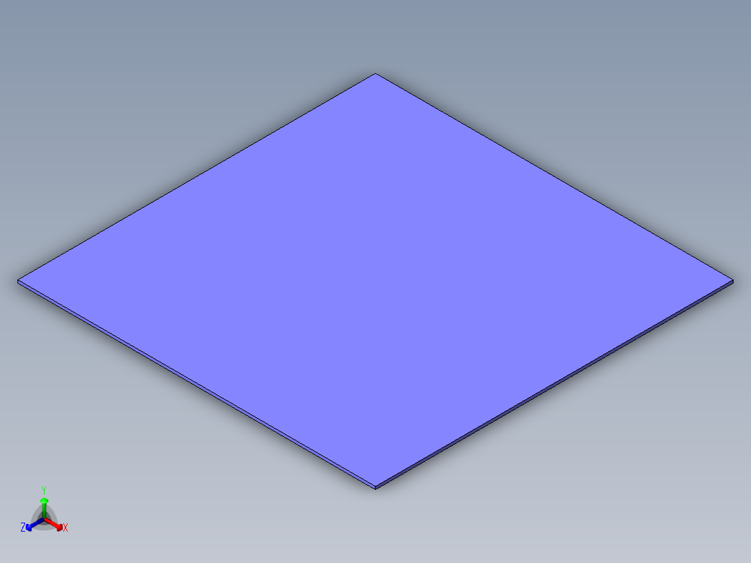 玻璃电路板吸附夹具正等轴测图