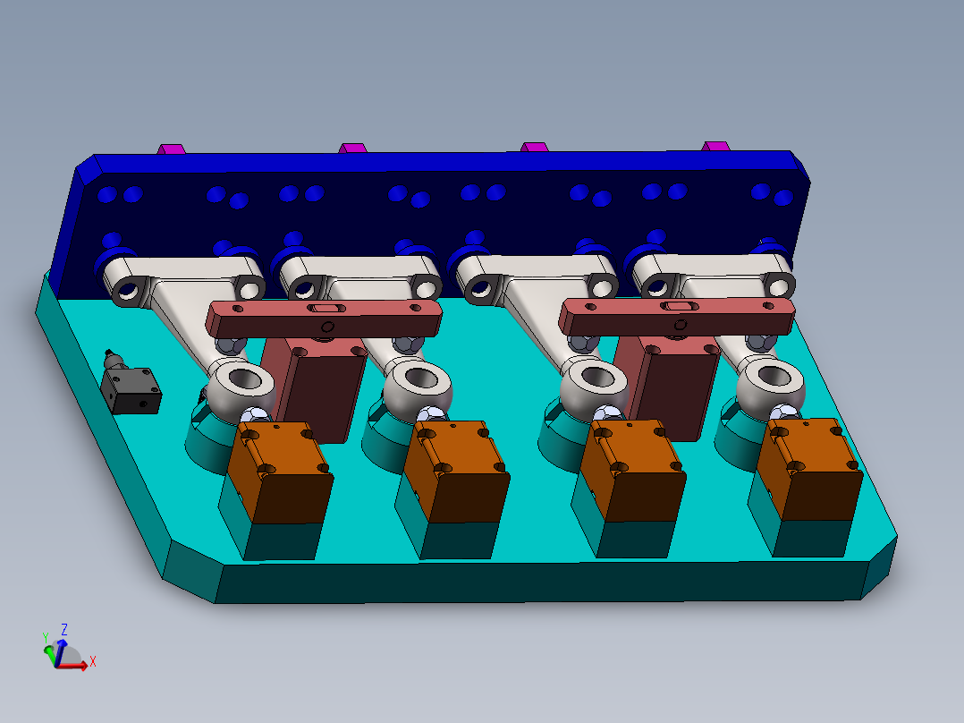 转向节臂液压工装