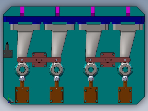 转向节臂液压工装前视缩略图