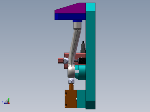 转向节臂液压工装右视缩略图