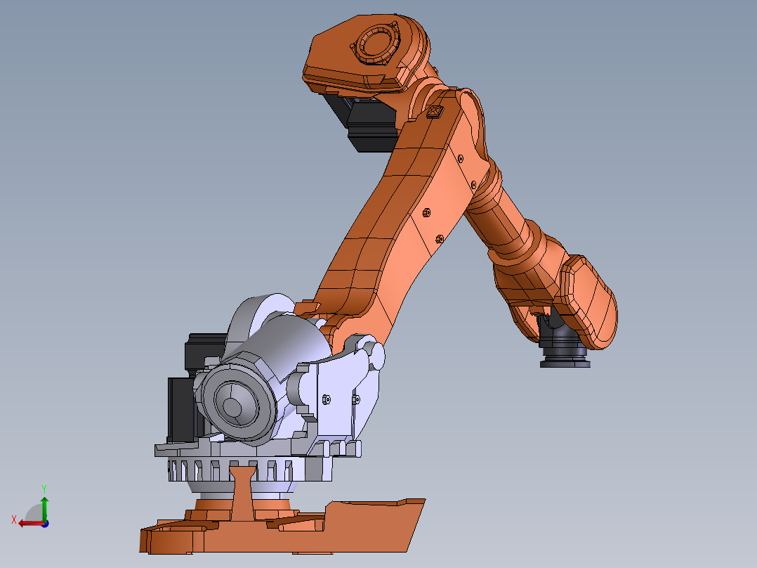 ABB IRB 6650后视图