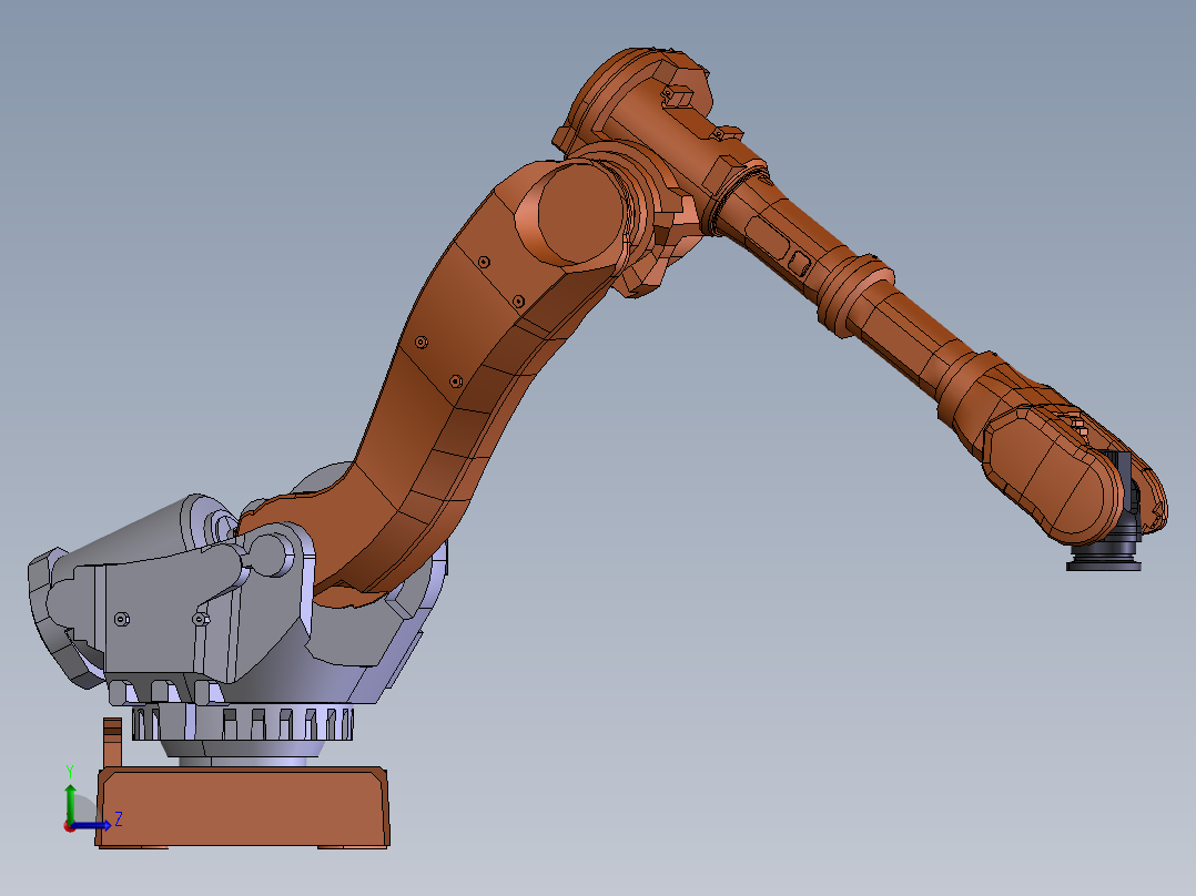 ABB IRB 6650左视图