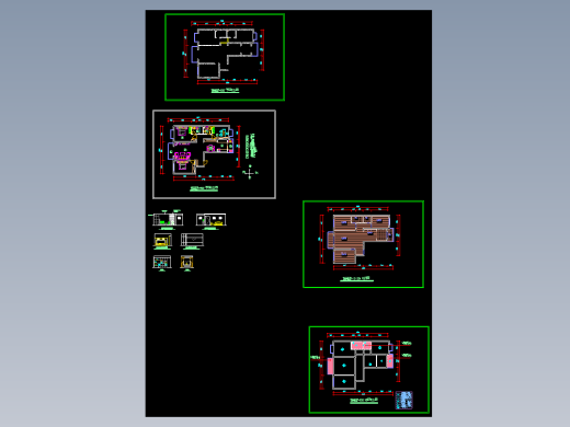 室内装修带3D效果图